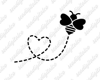 Abeille Svg, Svg abeille, Svg bourdon, Silhouette abeille PNG, Clipart abeille, Svg abeille mignonne, vecteur d'abeille volante, vecteur Laser, Cricut Svg, DXF PNG