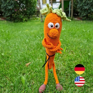 Carlos Carrot - Crochet Pattern