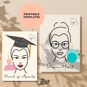 Jewelry Display Cards | Customisable 6 Different Jewelry Display Card | Earrings  Card Template | by Curly Ideas