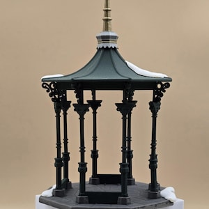 Department 56, Town Square Gazebo, Heritage Village Accessory, Dept 56, Retired Department 56, Vintage Collectible
