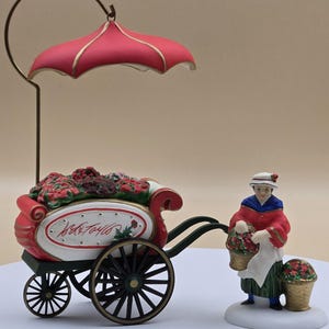 Department 56, Lord & Taylor Flower Cart, Heritage Village Accessory, Dept 56, Retired Department 56, Vintage Collectible