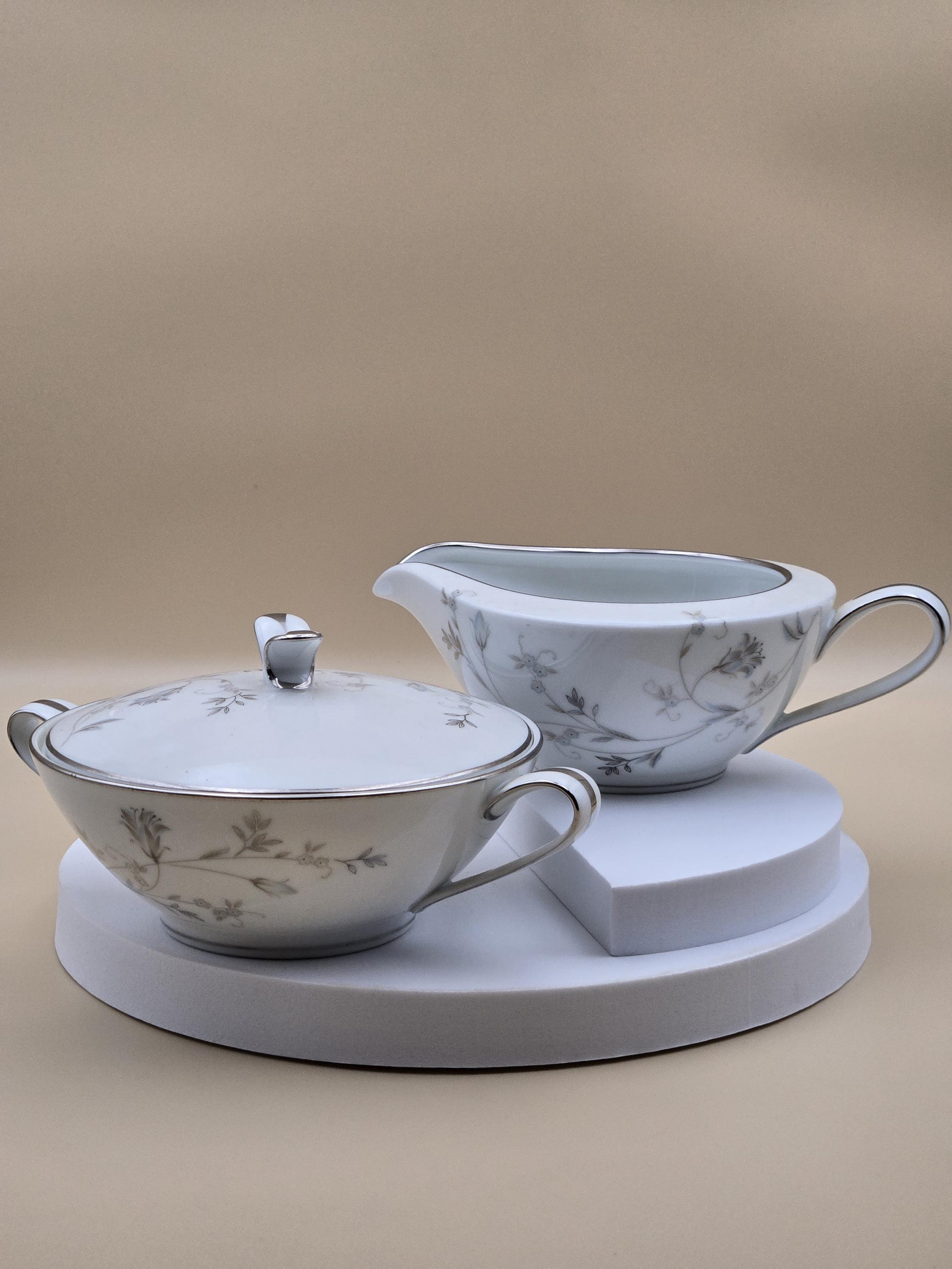 sugar UNA VALERIE / ウナヴァレリェ Noritake Valerie Cream and Sugar Set, Vintage Noritake