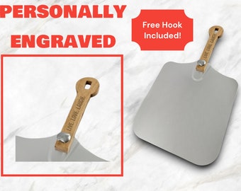 Fathers Day Gift! Aluminum Artistry - Sleek and Sturdy Personalized Pizza Peel for Perfect Homemade Pies!