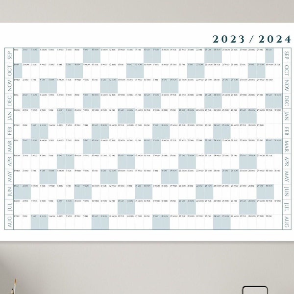 Annual Planner 2023 Printable Etsy