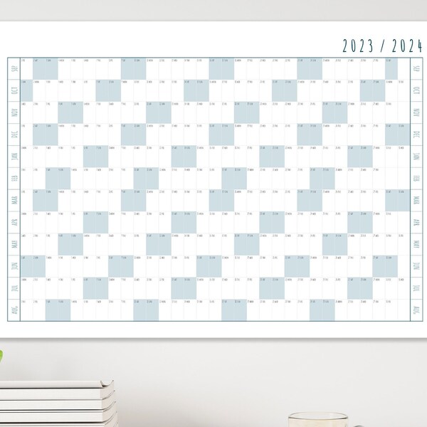 2025 Yearly Wall Planner Etsy Australia
