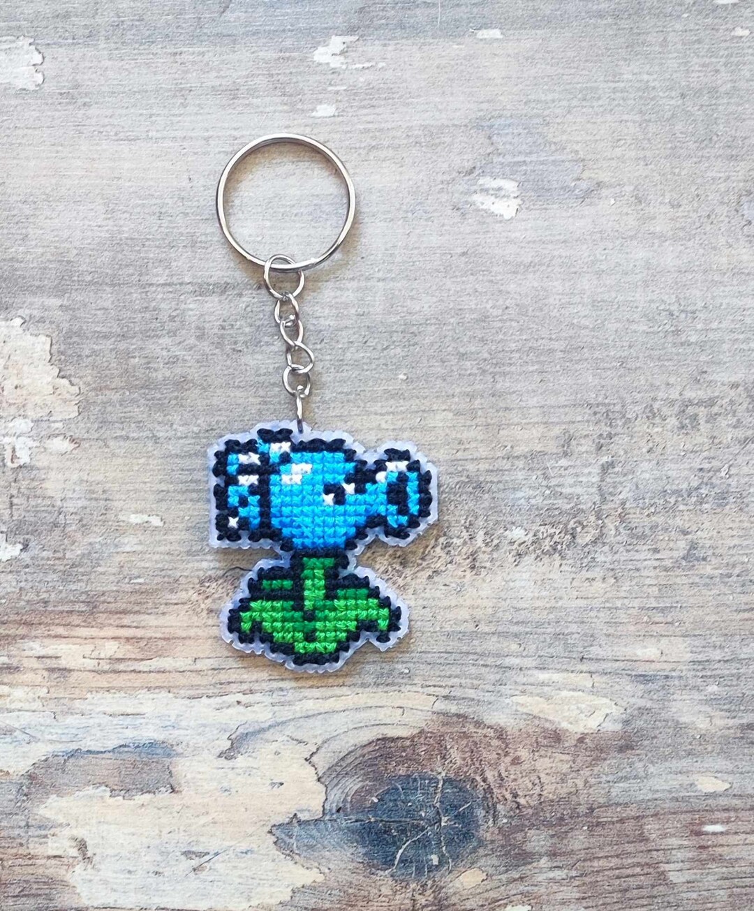 Plants Vs. Zombie Keychain - Etsy