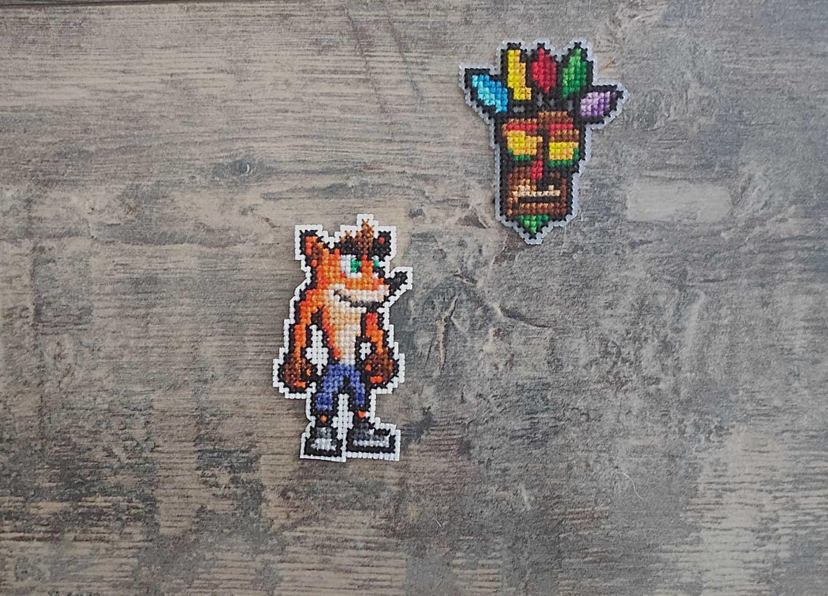 Crash Bandicoot Themed Magnet - Etsy