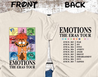 Inside Out Emotions Tour Shirt: 2-Sided Anxiety Tee