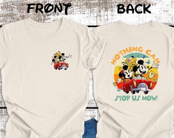 Disney Mickey & Minnie's Runaway Railway Nothing Can Stop Us Now Shirt, WDW Magic Kingdom Disneyland Family Vacation Holiday Gift Shirt