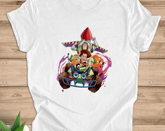 Disney Toy Story Characters Shirt, Toy Story Infinity and Beyond Tee, Sheriff Woody Buzz Lightyear Shirt, Disney Family Matching Tee