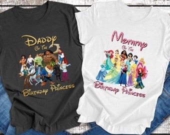 Disney Princess Birthday Shirt, Girl Birthday Shirt, Birthday Party Shirt, Family Birthday Shirt, Disney Castle Birthday shirt,Birthday Trip