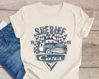 Sheriff Cars Shirt, Disney Cars Shirt, Matching Family Cars Mcqueen Shirt, Tow Mater, Group Disney Shirts, Cars Birthday, Disney World Shirt