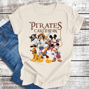 Pirates of the Caribbean Shirt, Mickey Caribbean Shirt, Disney Pirates Trip Shirt, Vintage Mickey And Friends Shirt, Disney Trip Shirt, WDW