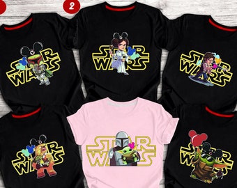 Star Wars Disney Shirt, Star Wars Shirt, Star Wars Character Shirt, Star Wars Disney Group Shirt, Star Wars Disneyworld, Family Matching Tee