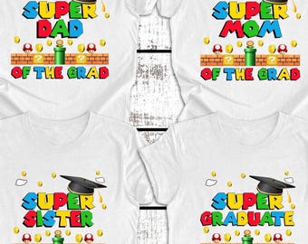 Super Graduate Class of 2026 Family Shirt, Super Mario Graduation Tee, Disney Graduate 2026 Shirt, In My Grad Era School Shirt, Graduate Tee