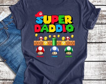 Super Daddio Shirt, Super Dad Shirt, Gamer Daddy Shirt, Funny Dad Tshirt, Father's Day Shirt, Father Gift Tee, Fathers Day Gift Funny Shirt