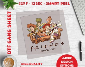 Toy Story and Cars Ready to Press, Disney Cars Lightining Mcqueen Dtf, Disney Cars DTF, Disney Image Transfer, Heat Press DTF Gang Sheet