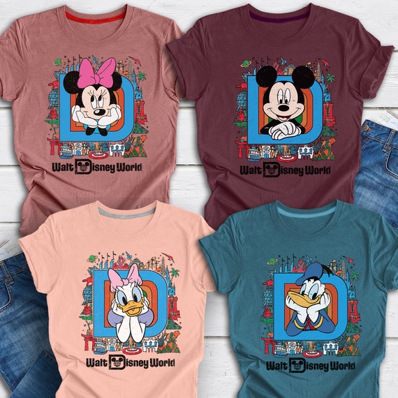 Disney Mickey And Friends Shirt, Retro Walt Disney World Shirt, Vintage Disneyworld Tee, Magic Kingdom Shirt, Disney Trip Shirt, Walt Disney