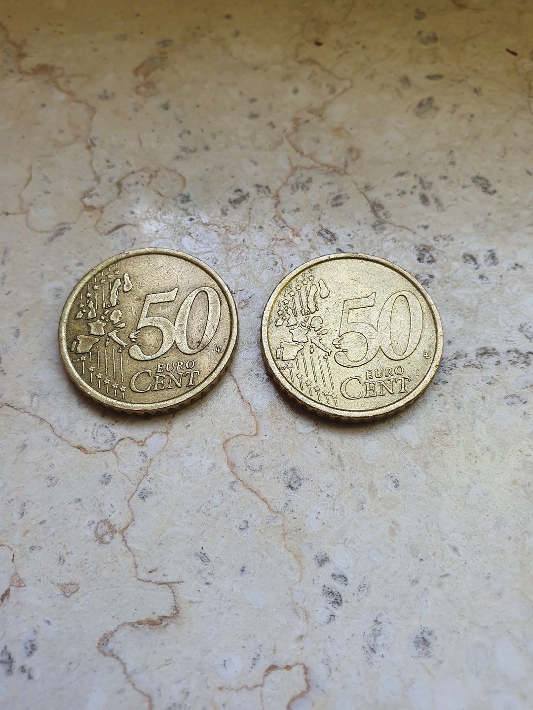 2002 Zeldzame 50 Eurocent Etsy Nederland