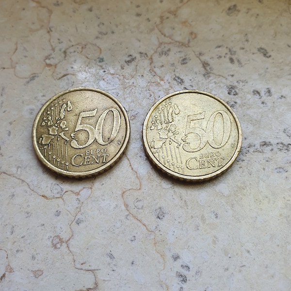 2002 rare 50 euro cents