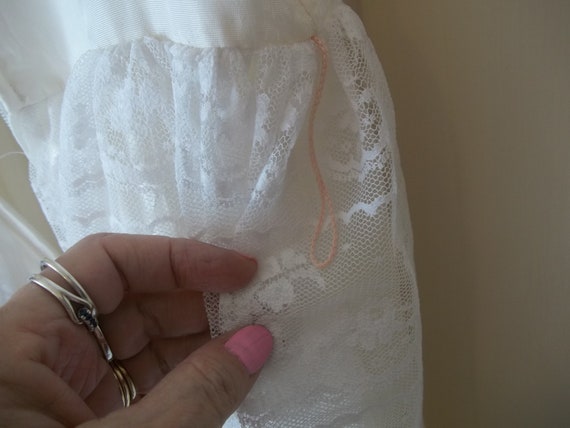 Whimsical Elegance: Lacy White Ruffled Dress for … - image 10