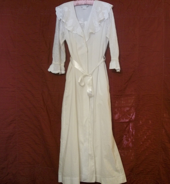 Natori Bridal Elegance: Luxurious White Cotton Pe… - image 2