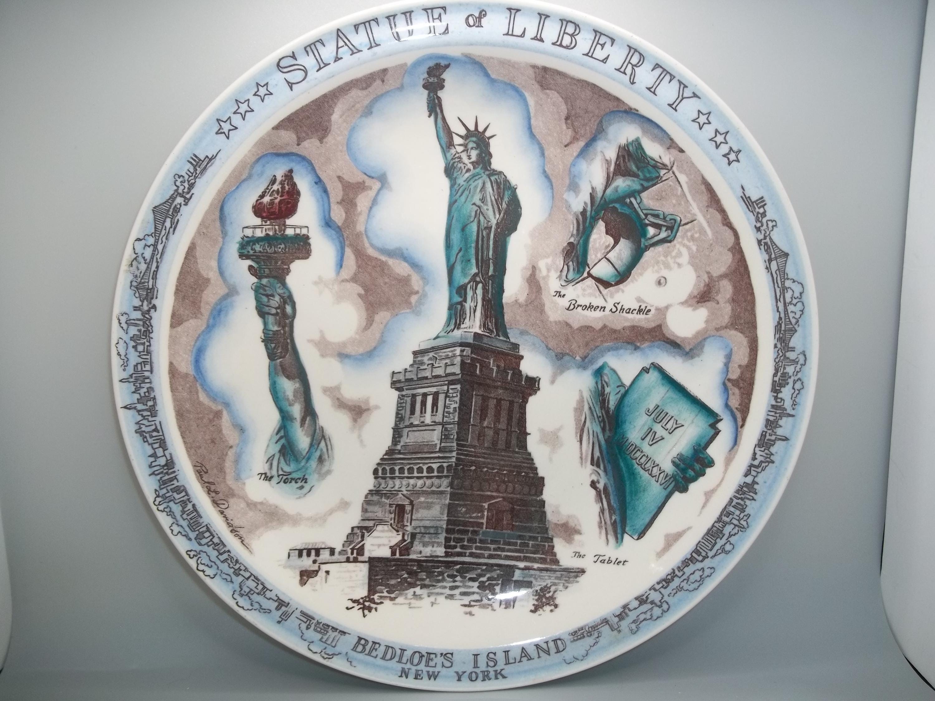 Nyc Souvenir Plate Vintage - Etsy