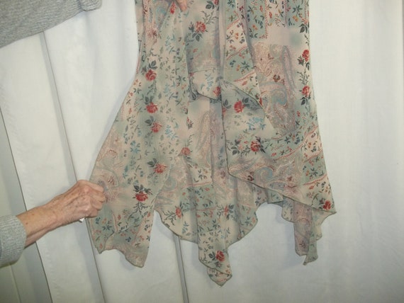 Elegance in Sage: Mint Julep Floral Summer Dress … - image 7