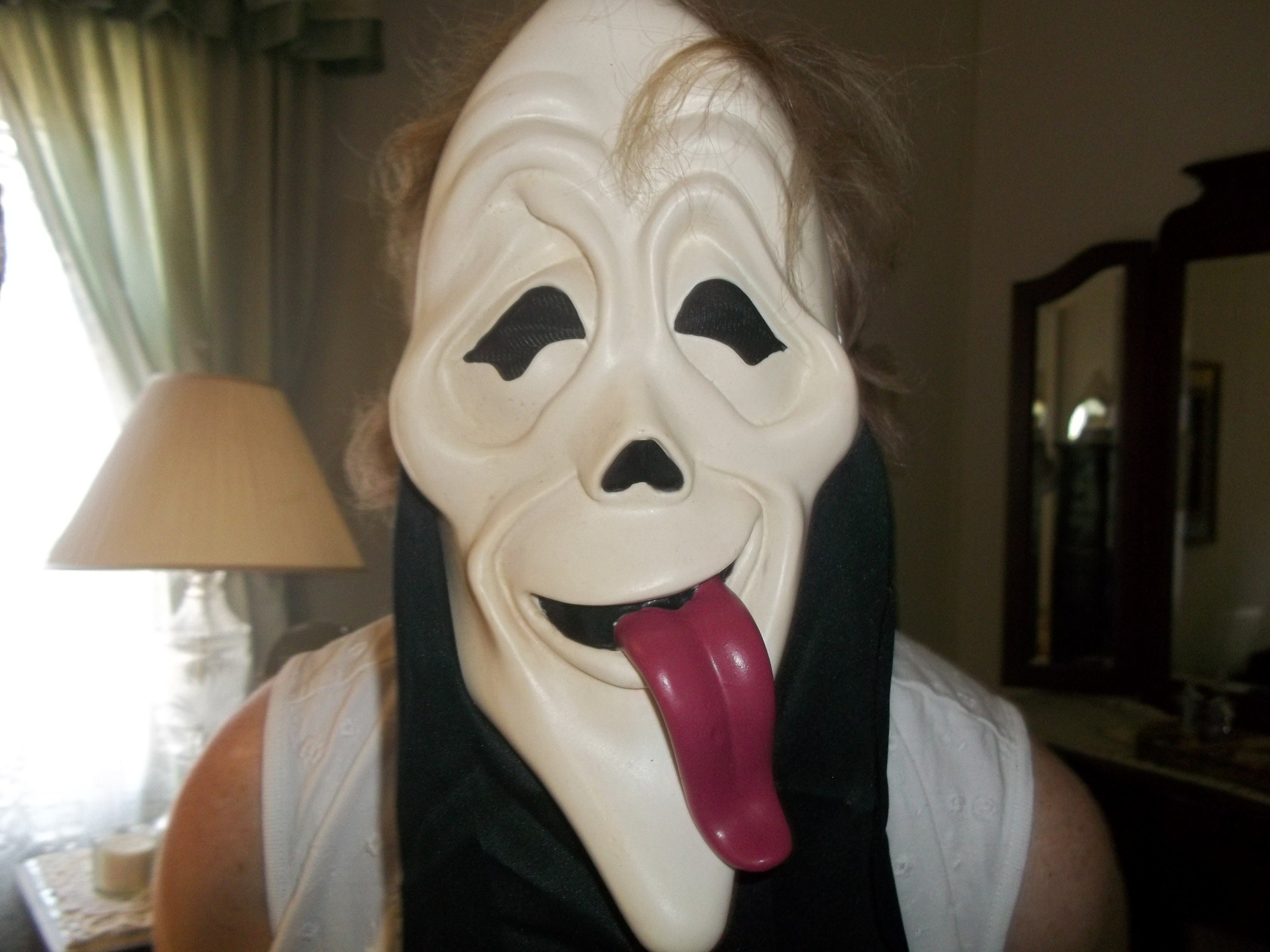 Vintage Scary Movie Scream Spoof Ghost Face Whassup Mask Easter Unlimited