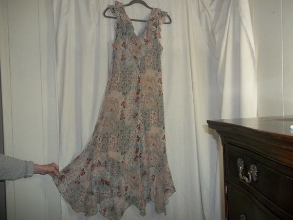 Elegance in Sage: Mint Julep Floral Summer Dress … - image 2