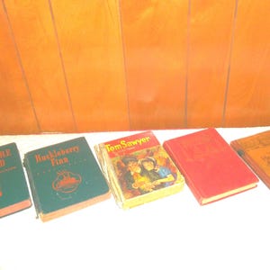 Vintage Children&#39;s Book Set (1889–1955) – 5 Classic Hardcovers - FREE Gift Included!!