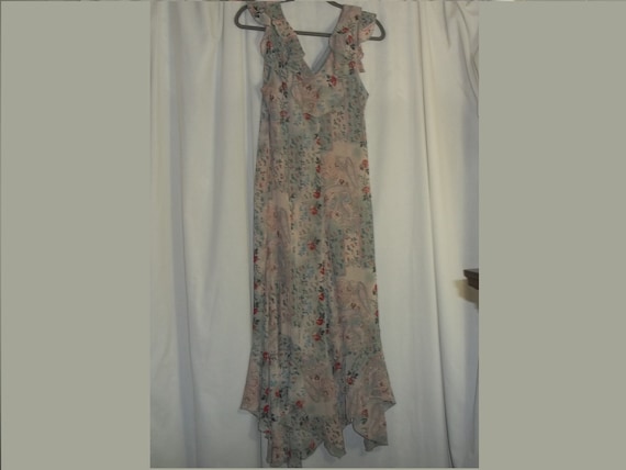 Elegance in Sage: Mint Julep Floral Summer Dress … - image 1