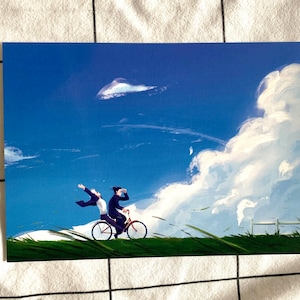 5 x 7 Postcard | The Strongest on a Bike