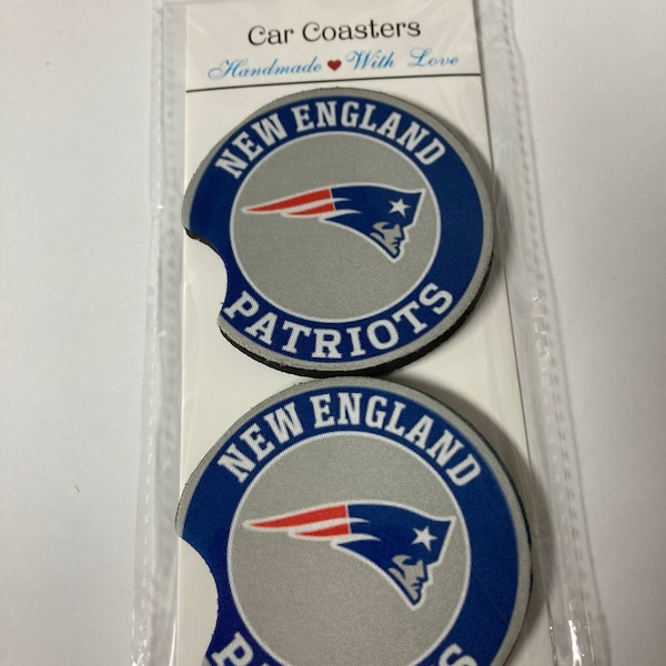 New England Patriots Car Coasters