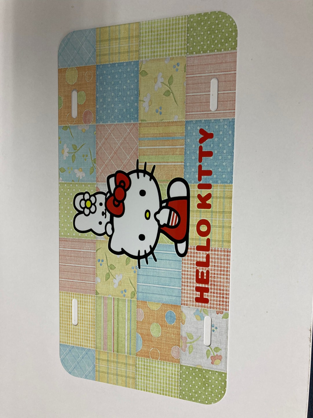 New Hello Kitty License Plate Etsy