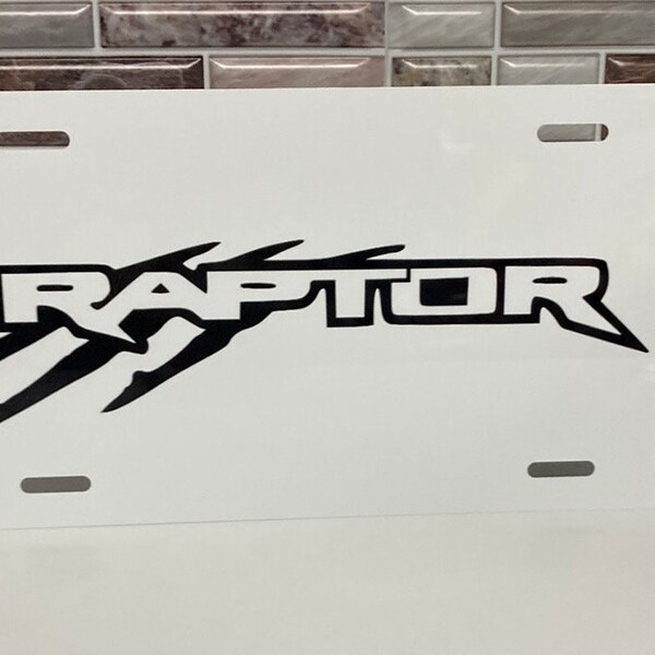 Ford Raptor License Plate - Etsy