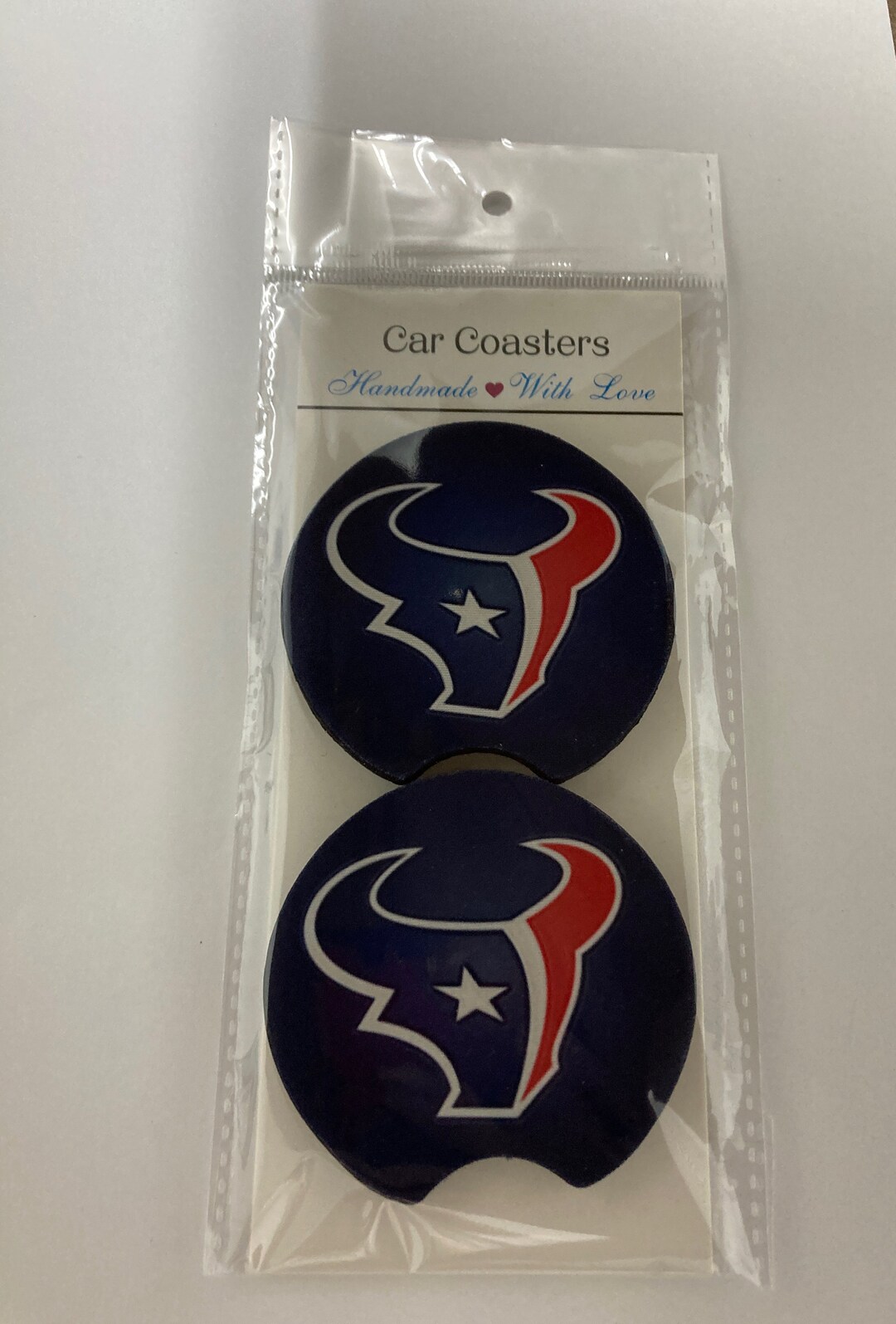 Houston Texans Car Coasters Etsy