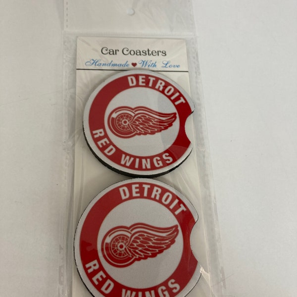 Detroit Red Wings Car Coasters