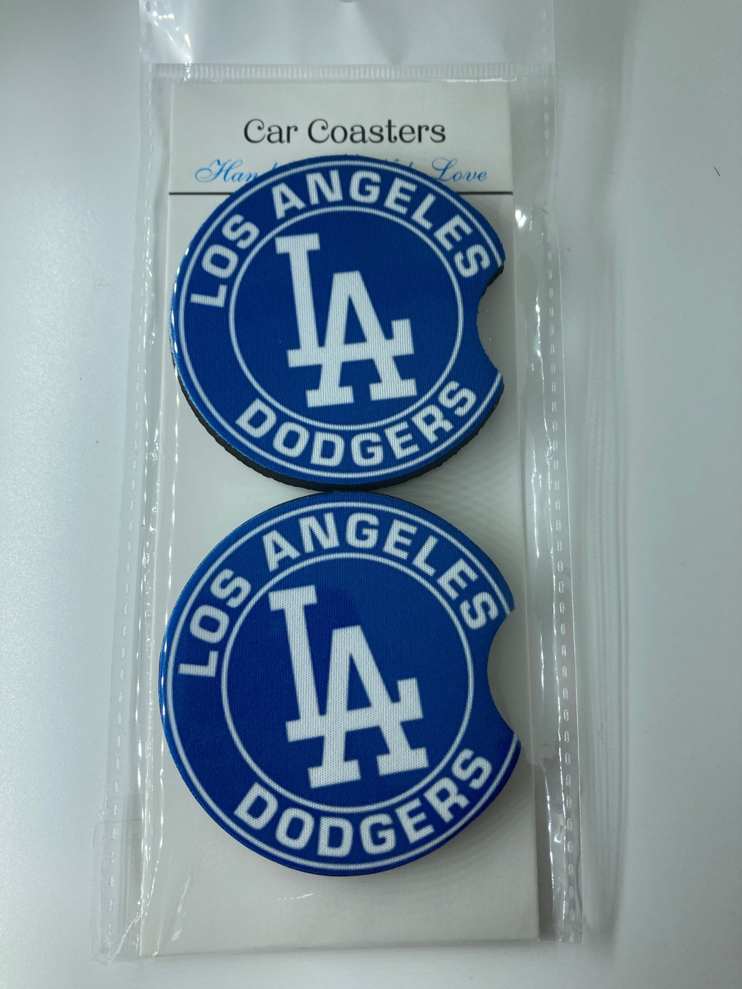 Los Angeles Dodgers Car Coasters Etsy