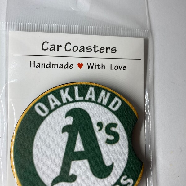 Oakland Athletics Car Coasters