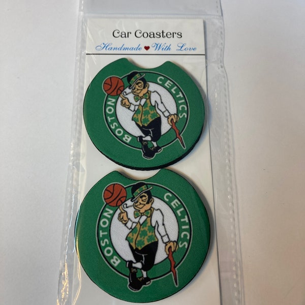 Boston Celtics Car Coasters