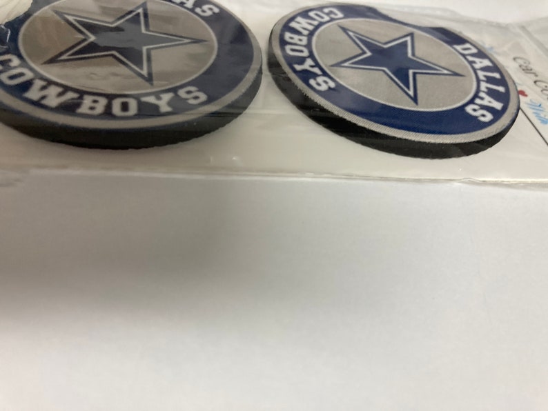 Dallas Cowboys Car Coasters Etsy