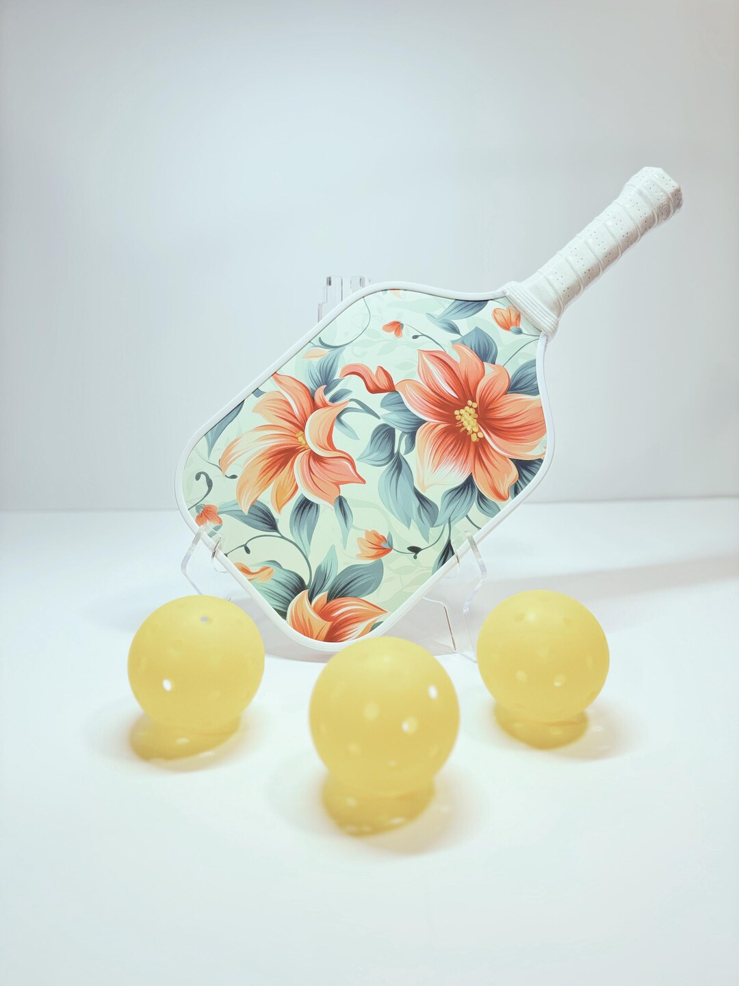 Floridian Floral Pickleball Paddle for Her Etsy