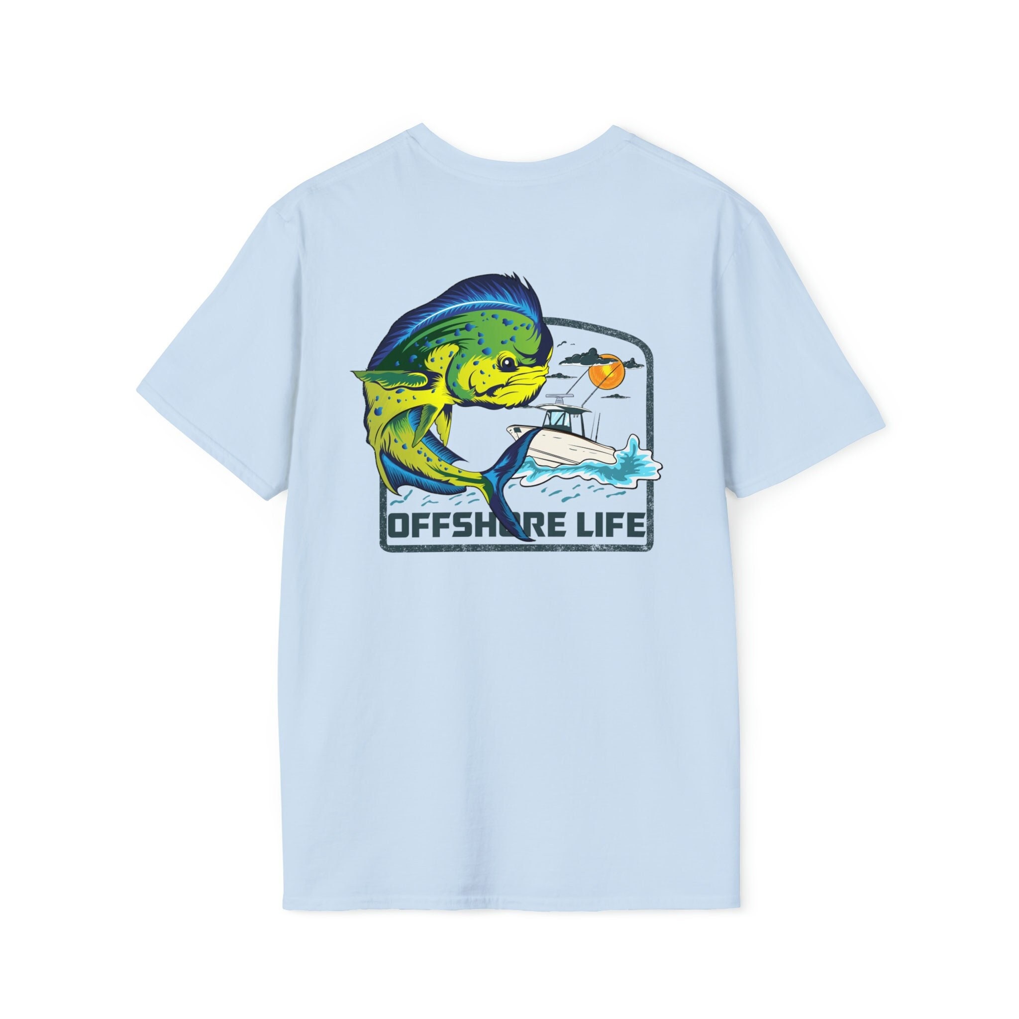 Offshore Fishing Shirt, Mahi Mahi Fishing Shirt, Dorado Shirt, Mahi Shirt,  Deep Sea Fishing Shirt, Christmas Gift for Fisherman 