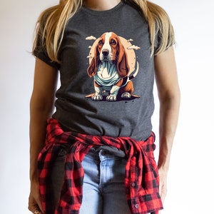 Basset Hound T-Shirt Basset Dog Owner Tee Basset Lover Quirky Dog Shirt Pet Apparel Funny Dog Lover Gift Basset Hound Pet Gift