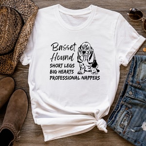 Basset Hound Shirt Basset Dog Owner Tee Basset Lovers Quirky Dog TShirt Pet Humor Apparel Dog Lover Gift Basset Hound Gift Funny T-Shirt