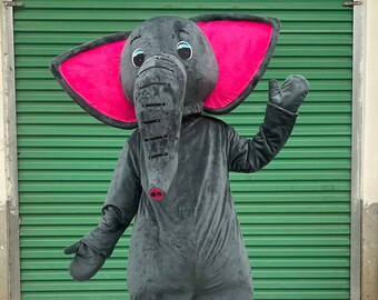 Elephant Mascot Costume, Fancy Dress Halloween Cosplay Birthday Party Cosplay Gift ,Costumes for adults