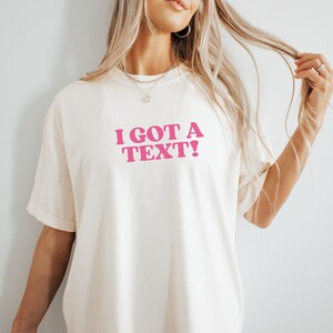 I Got A Text Shirt, Island Lover Merch, Pop Culture T-Shirt, Reality TV Love Tee