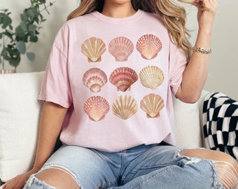 sheller♡ Lovely T shirt Amazon.com: Womens She sells Seashells On The Seashore Beach