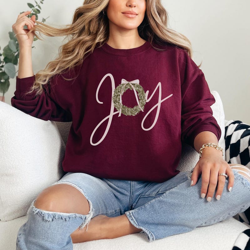 Joy to the World Wreath Hoodie